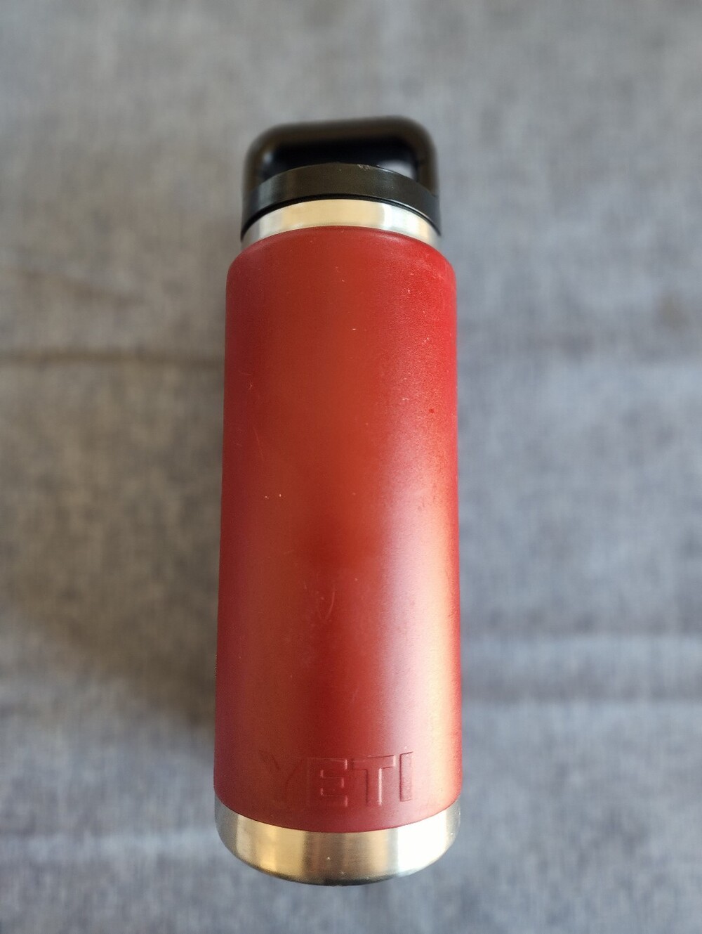 Yeti Rambler 26oz Stainless Steel Insulated Chug Top In Wild Vine Red * Used *